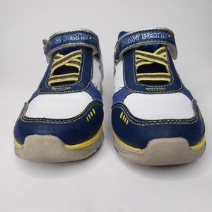 Paw Patrol Light Up Blue and White Sneakers Sz 11
